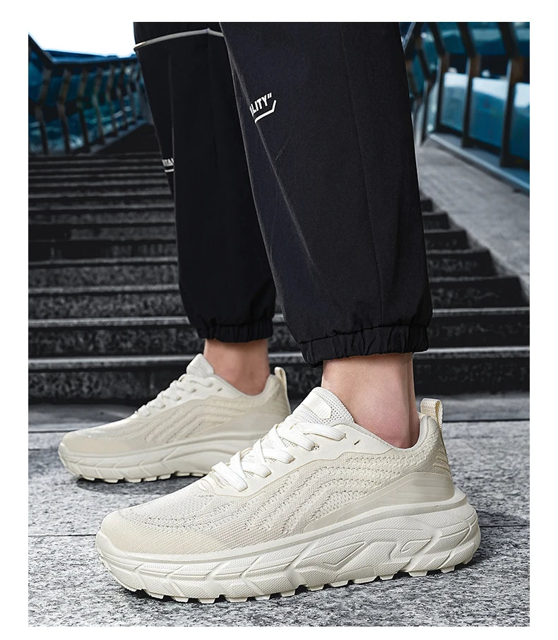 Schwarze, atmungsaktive, rutschfeste Damen-Laufschuhe