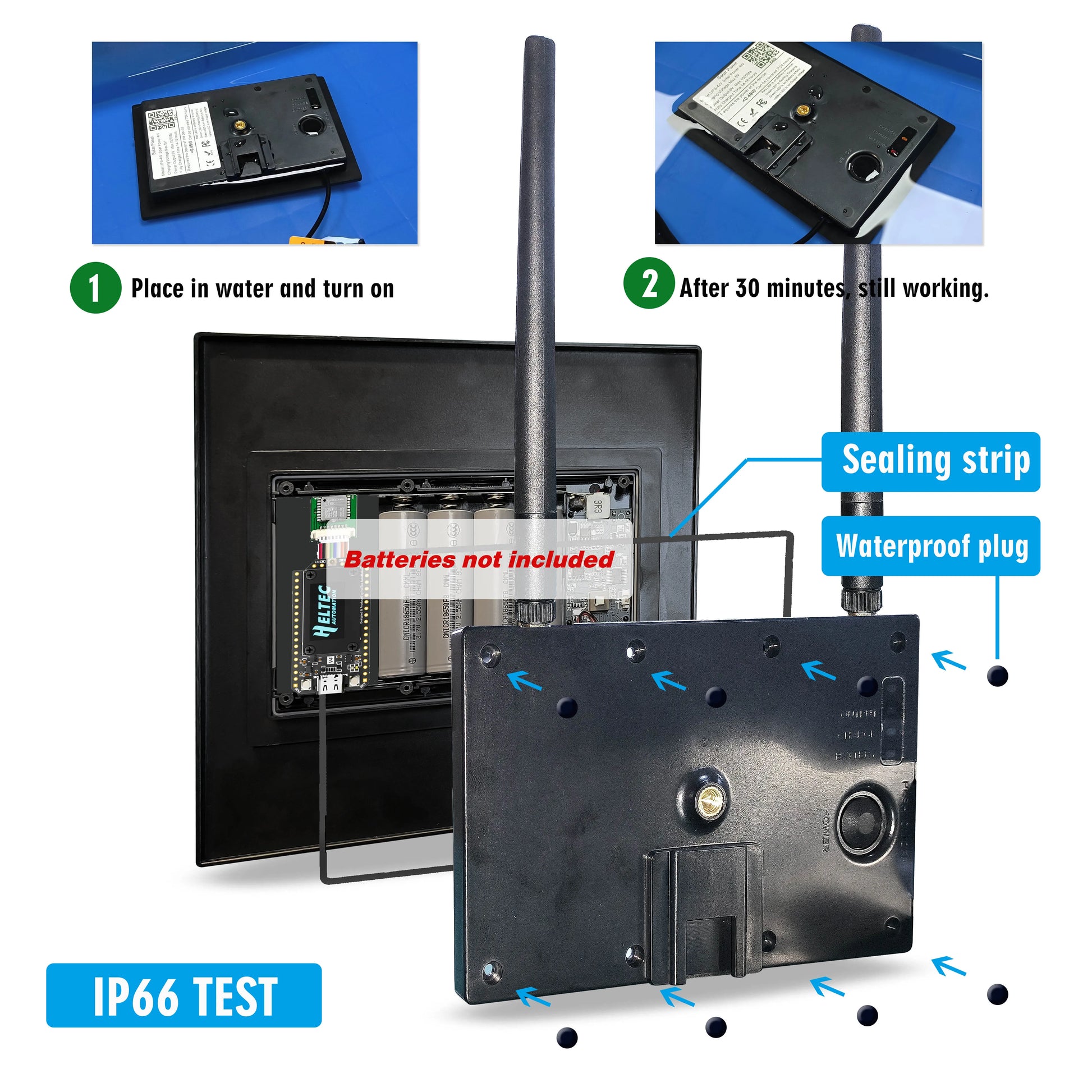 Lightweight IP67 Waterproof Solar Panel Kit