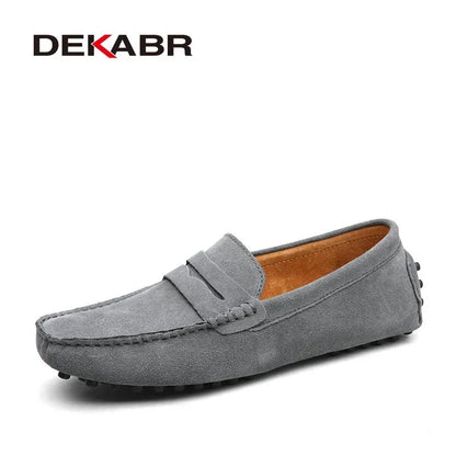 Frühling/Sommer Hochwertige echtes Leder Herren Mokassins Loafers