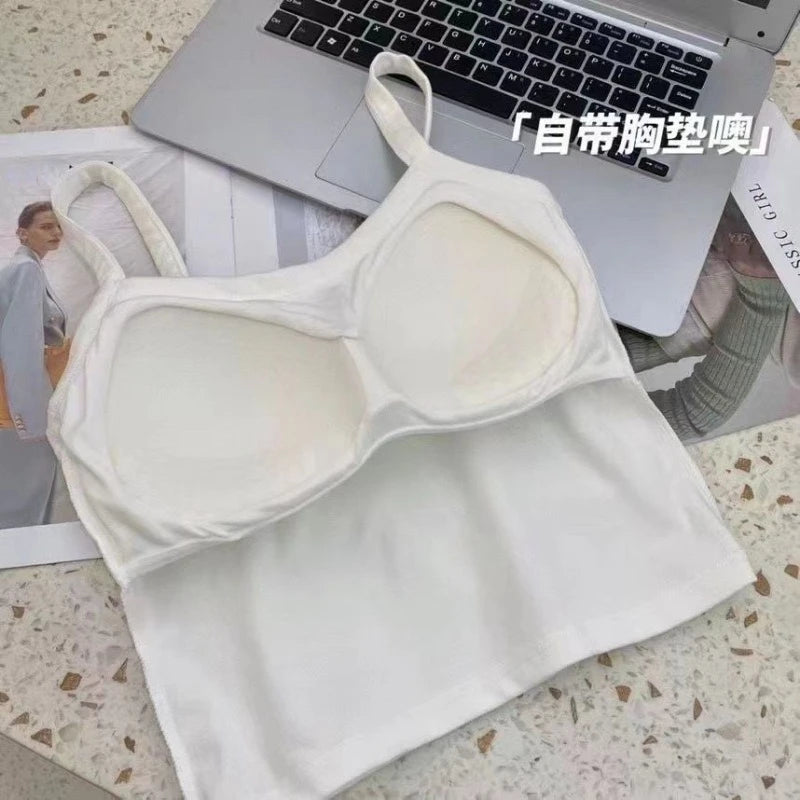 Ärmelloses, figurbetontes Camisole-Top für Damen