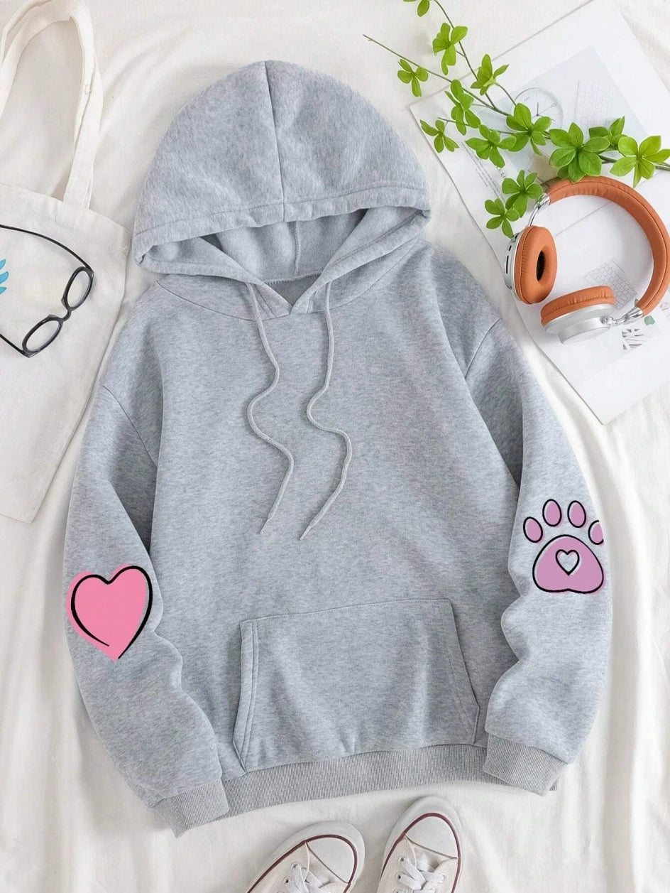 Übergroße Fleece-Hoodies für Damen S-XXL