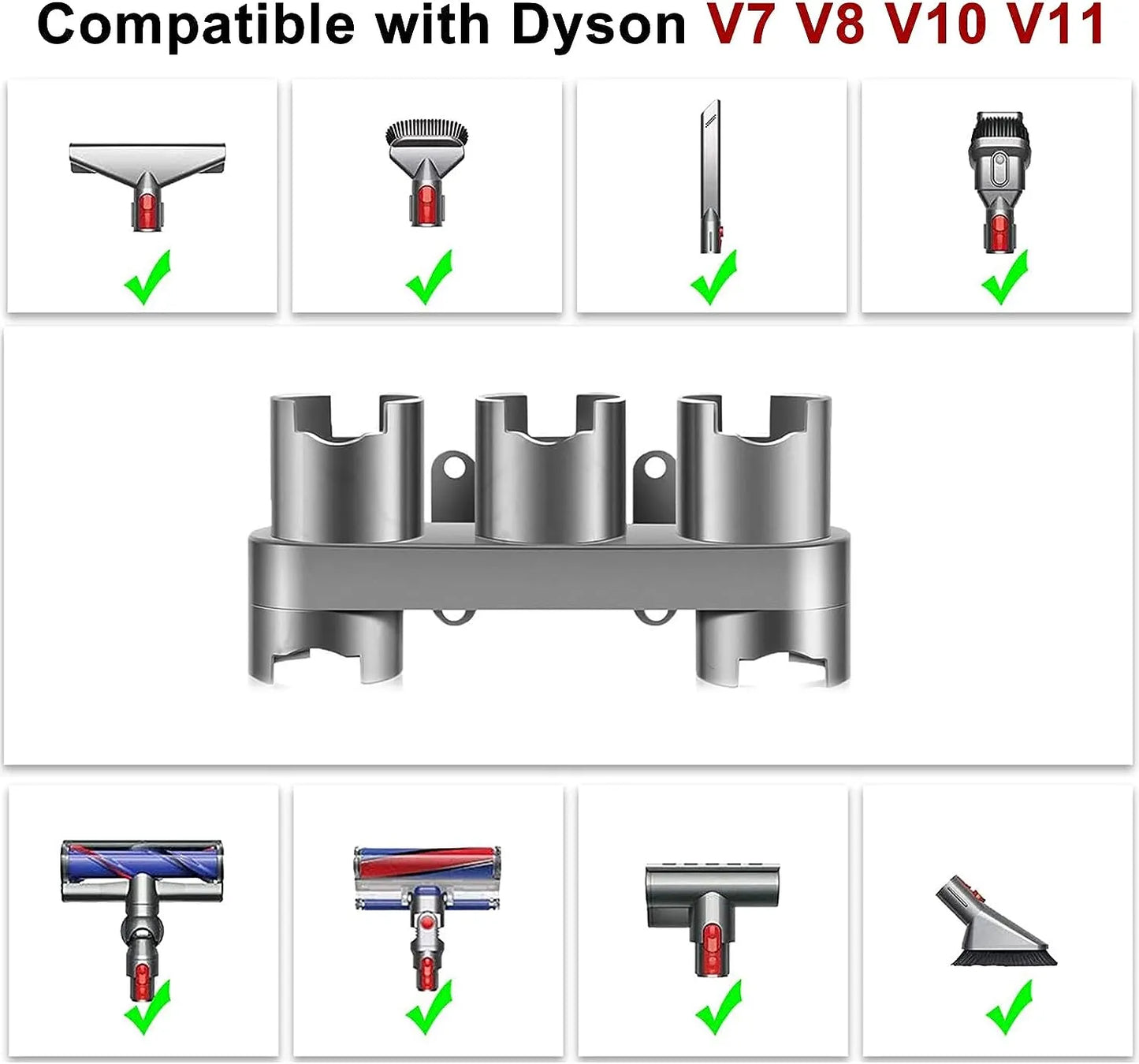 Vacuum Attachment Holder Stand Bracket