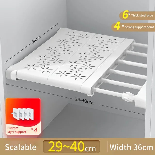 Multi-Layer Dustproof Wardrobe Storage Rack