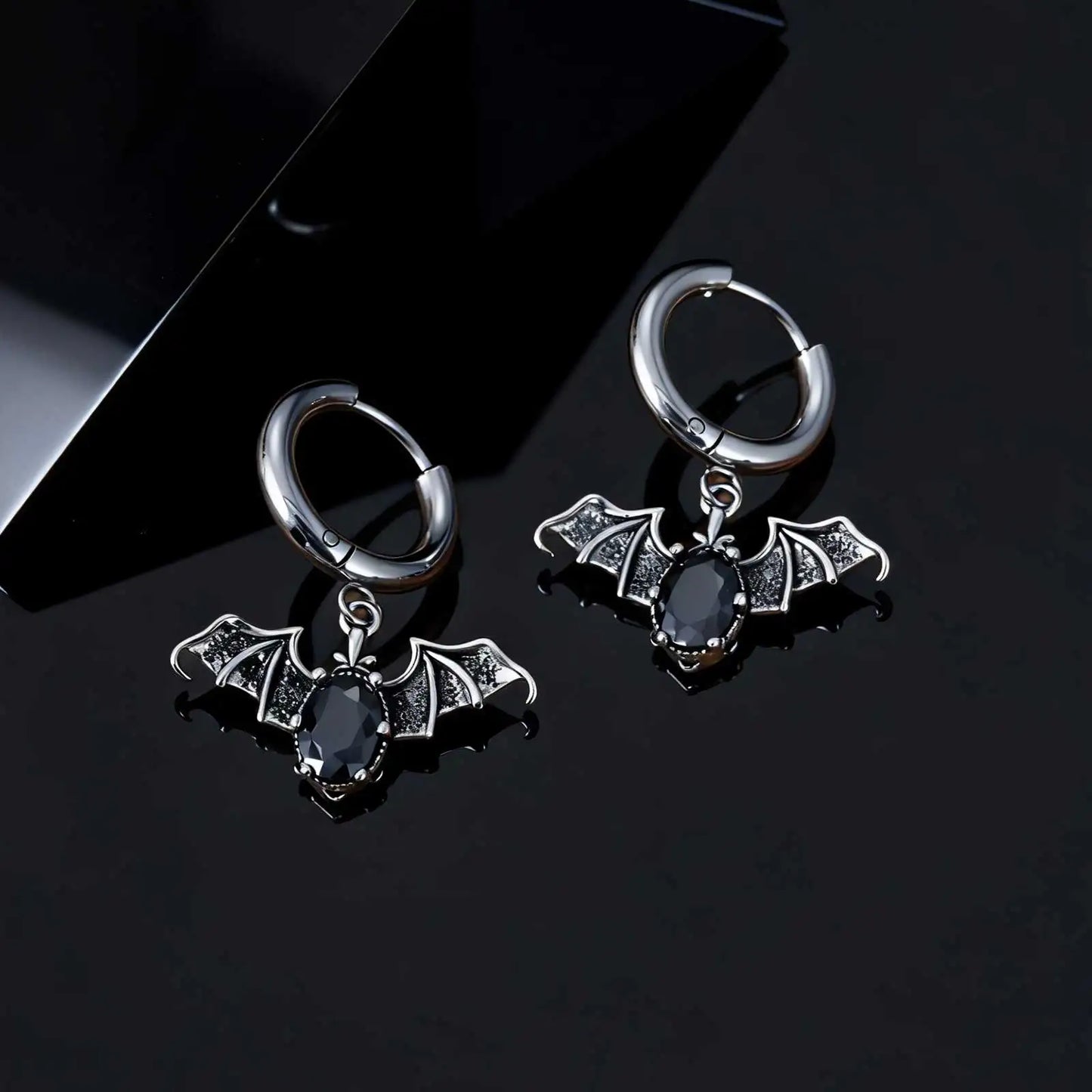 Herren-Ohrstecker-Set aus Edelstahl