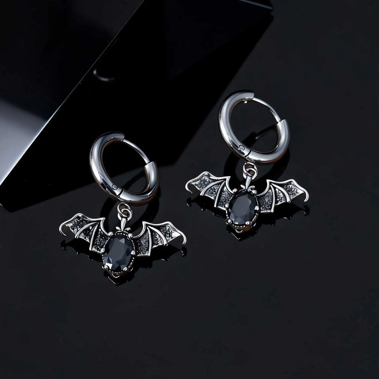 Herren-Ohrstecker-Set aus Edelstahl