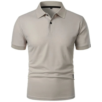 New Solid Color Polo Shirt