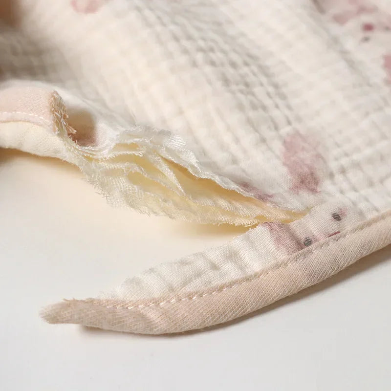Weiches Babylätzchen aus Baumwolle, Musselin-Lätzchen für Neugeborene