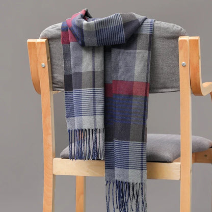 Unisex Cashmere Pashmina Scarf – Long Thick Warm Winter Shawl Wrap