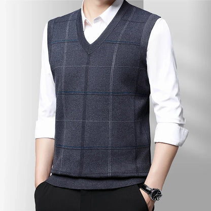 Thickened Casual Sweater Vest for Men