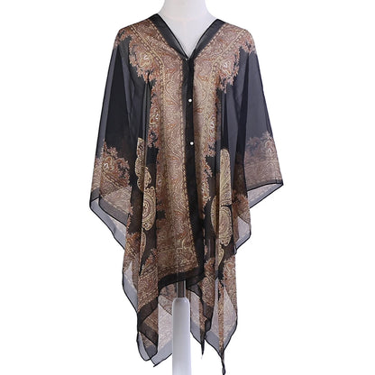 Chiffon Women Beach Cover-Up Poncho