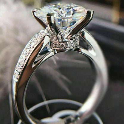 Crystal Zircon Wedding Ring for Women