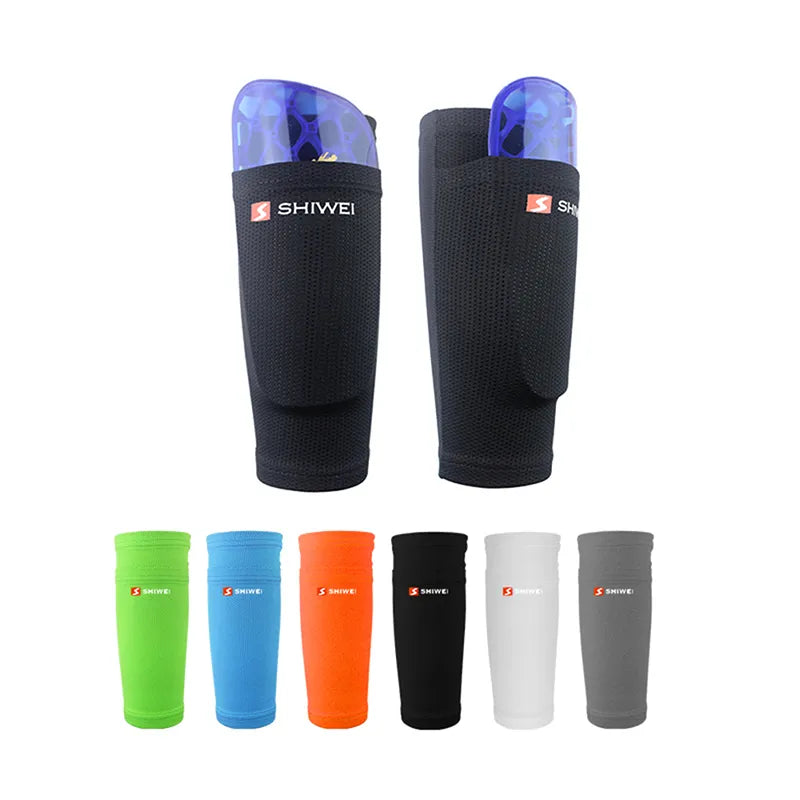 Soccer Shin Guard with Knee Support Compression