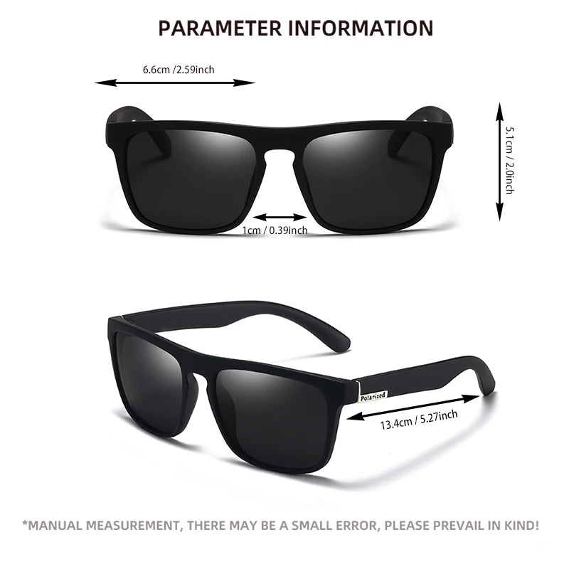 Men's Heat Wave UV400 Vintage Square Sunglasses
