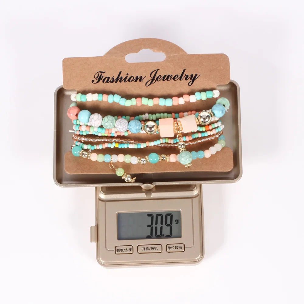 Handmade Beads Bracelet Set for Women