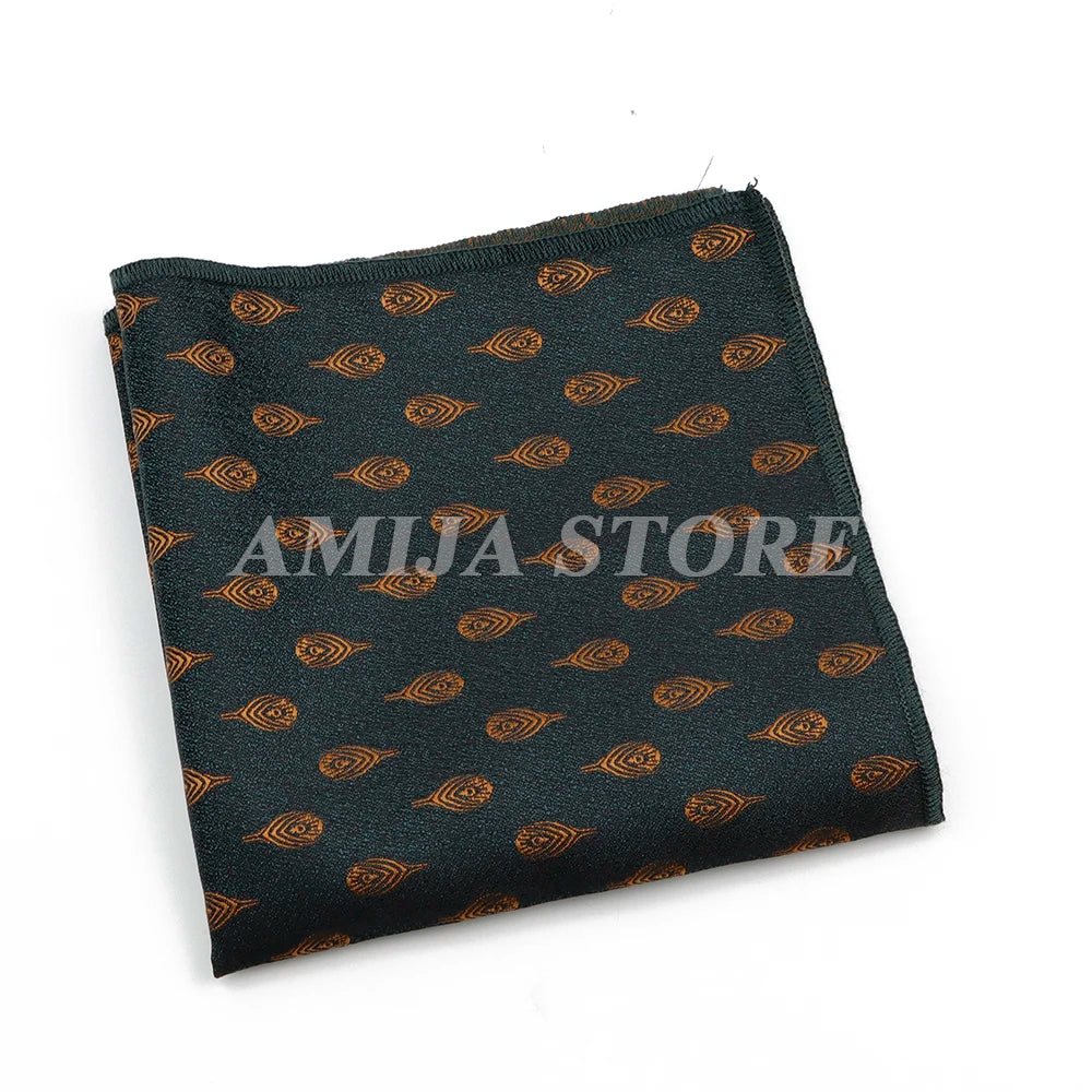 Men’s Floral Pocket Square – Premium Printed Handkerchief