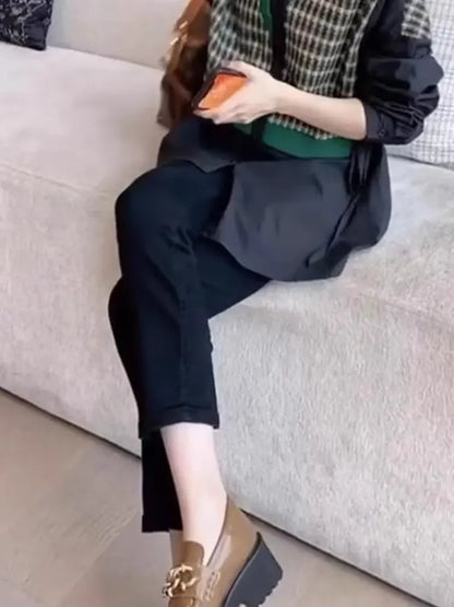 Slim-Jeans für Damen mit hohem Bund und Stretchanteil