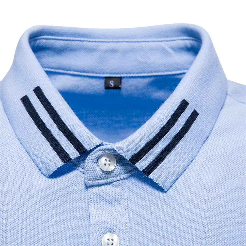 AIOPEON 100% Cotton Polo Shirt