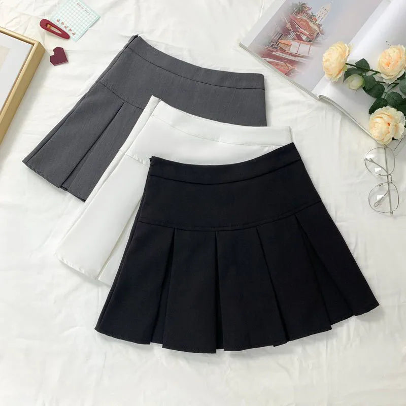 Elegant GIDYQ High Waist Mini Skirt