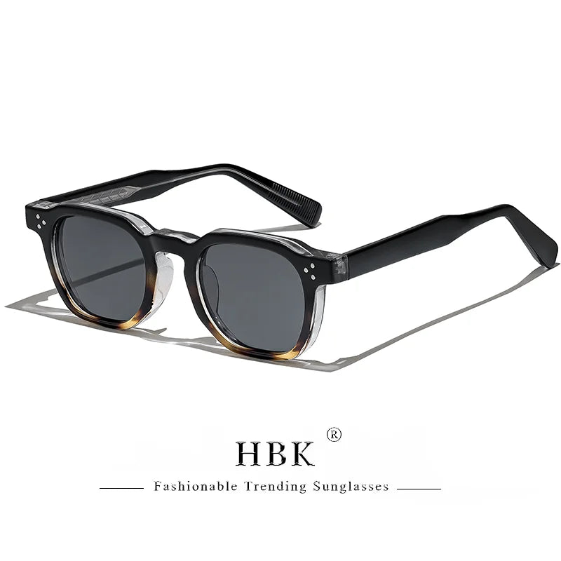 Unisex Retro Square Punk Sunglasses