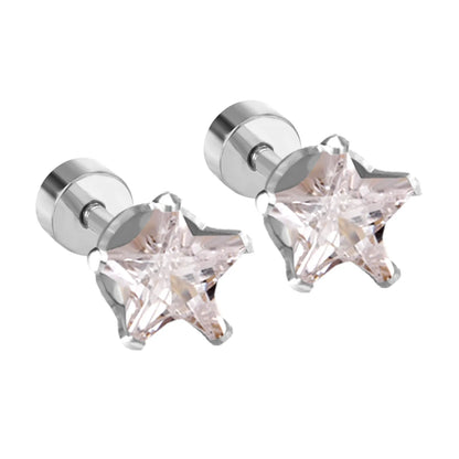 1 à 10 paires de boucles d'oreilles à clip magnétique en cristal pour hommes