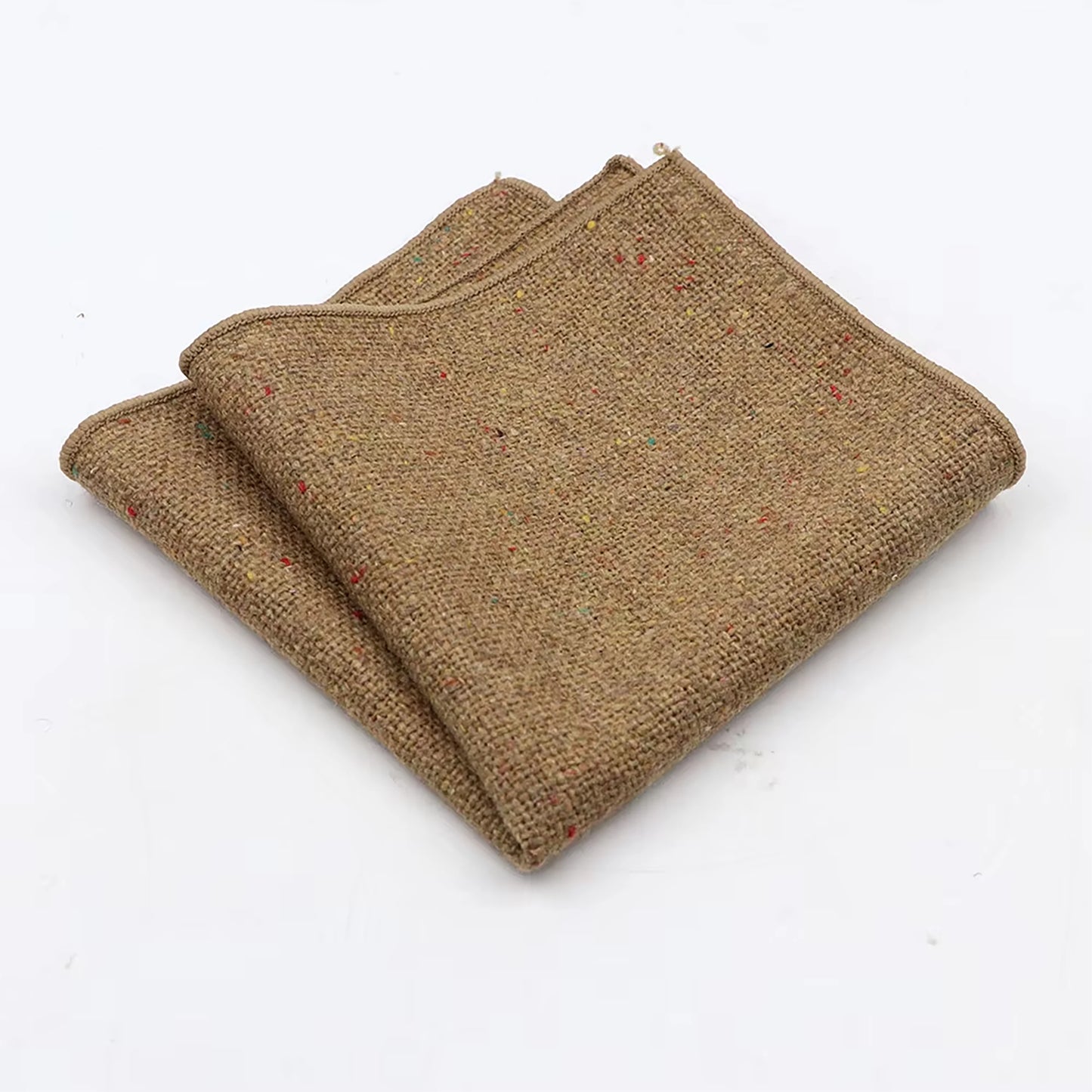 Mouchoir en coton uni pour homme – Pochette en laine mélangée douce