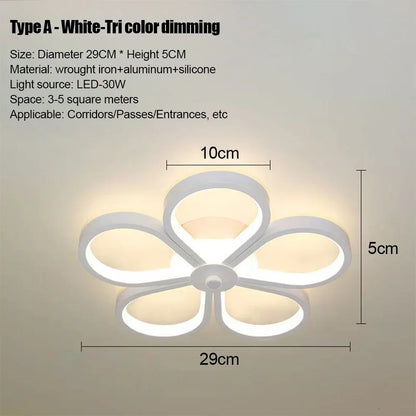 Minimalist Living Room LED Strip Ceiling Lights
