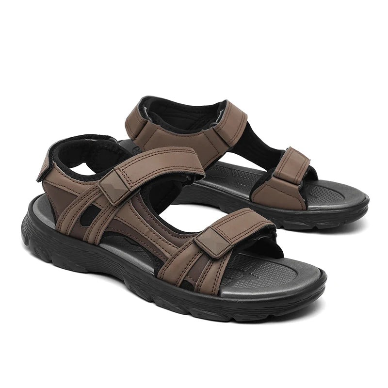 Sandales d'été imperméables à bout ouvert pour hommes, idéales pour la plage et le sport