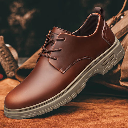 Bequeme, handgefertigte Herren-Lederschuhe zum Schnüren