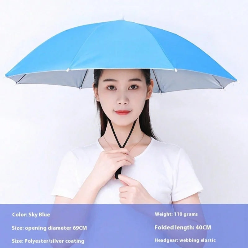 Leichter elastischer Angelhut mit Schirm – Golfschirm 