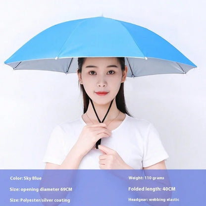 Leichter elastischer Angelhut mit Schirm – Golfschirm 