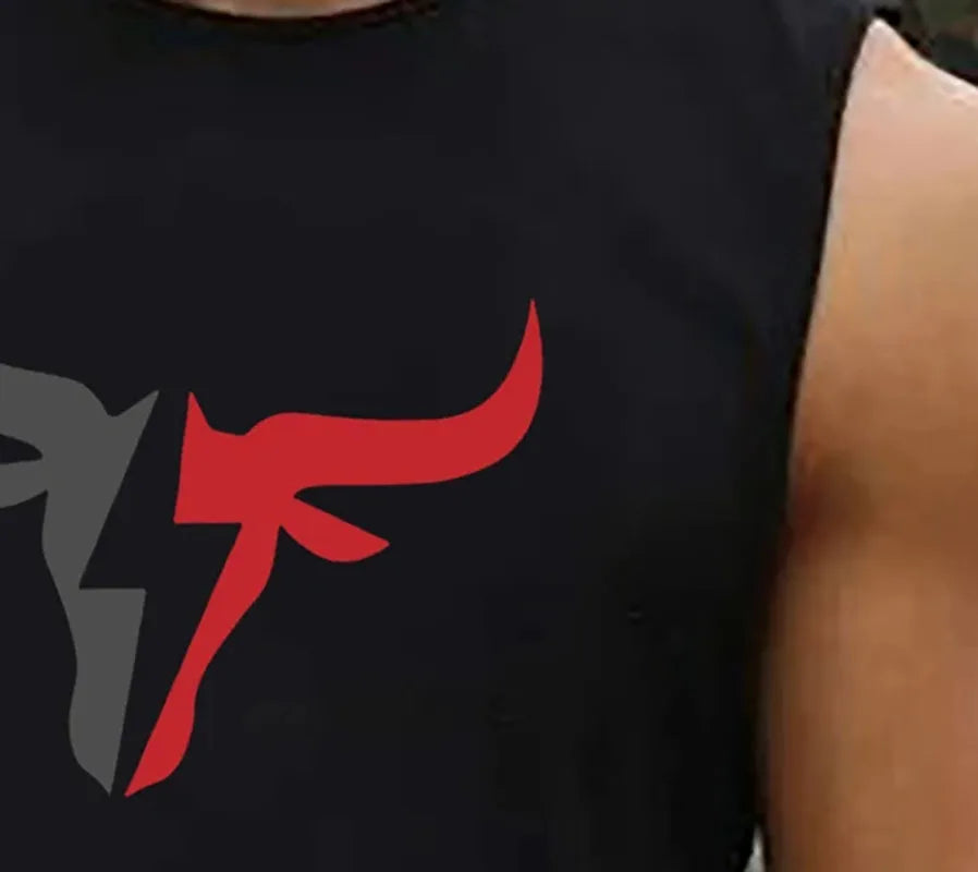 Ärmelloses Fitness-Tanktop-T-Shirt für Herren