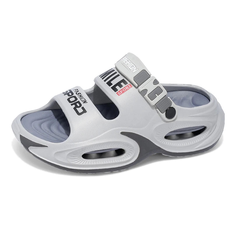 Tongs d'été pour hommes — Semelle souple antidérapante, idéales pour le sport et la conduite.