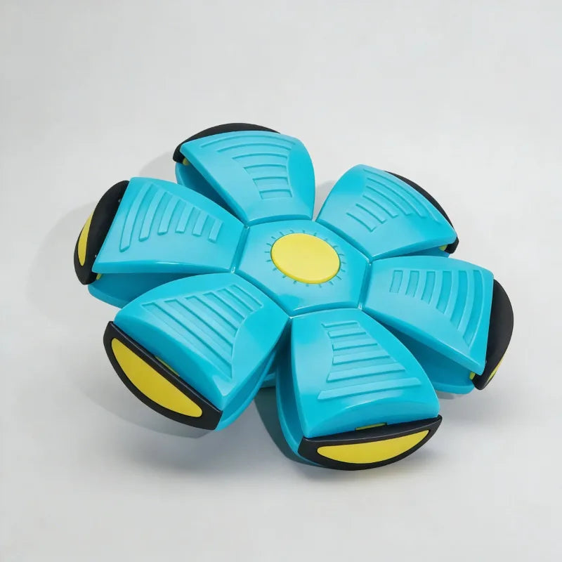 Pet LED Glow Light Magic Flying Saucer Ball Toys