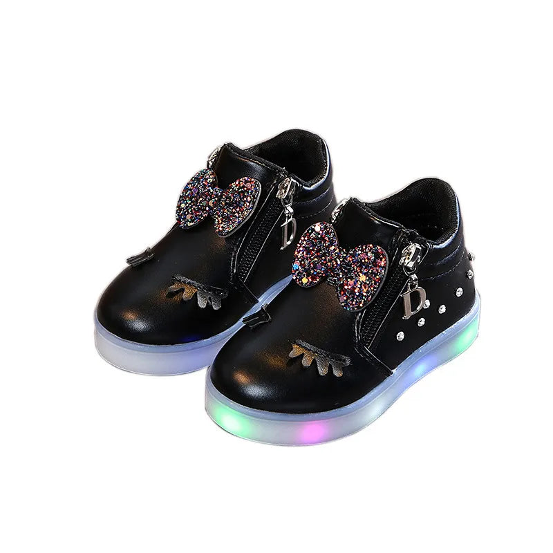 Children Glowing Kid Princess LED Shoes