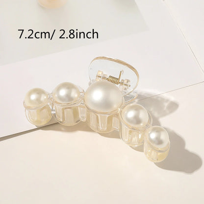 Crystal Pearls Beads Hair Clips