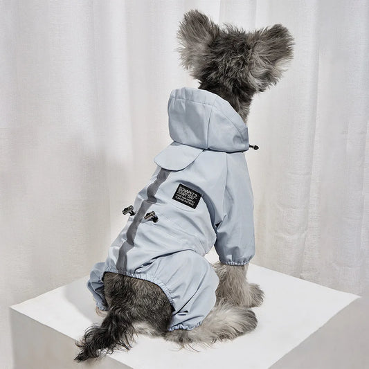 Dog Raincoat -   Pet Waterproof Jumpsuit