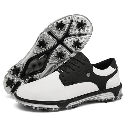Wasserdichte Herren-Golfschuhe mit rutschfesten Spikes