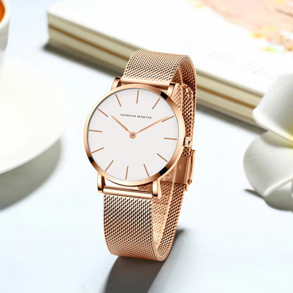 Rose Gold Waterproof Ladies Watches