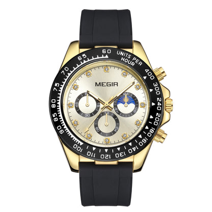 Herren-Quarzuhr aus Edelstahl – Wasserdichte Outdoor-Sportarmbanduhr mit Leuchtzifferblatt