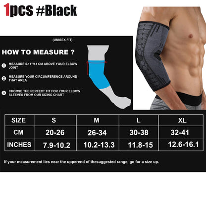 Therapeutische Ellbogen-Kompressionsbandage – Verstellbarer Riemen zur Schmerzlinderung und Stabilisierung