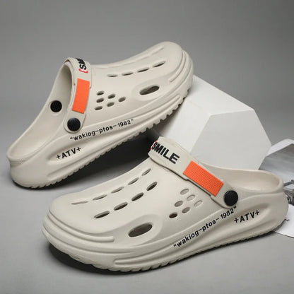 Men Summer Beach Soft Sole Breathable Home Slippers