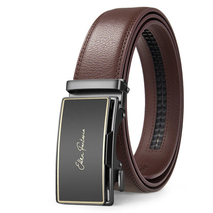 Men's Designer Automatic Alloy Buckle Leather Belts