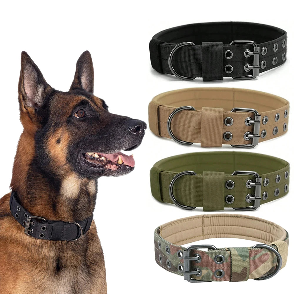 Adjustable Shepherd Training Military Tactical Dog Collar