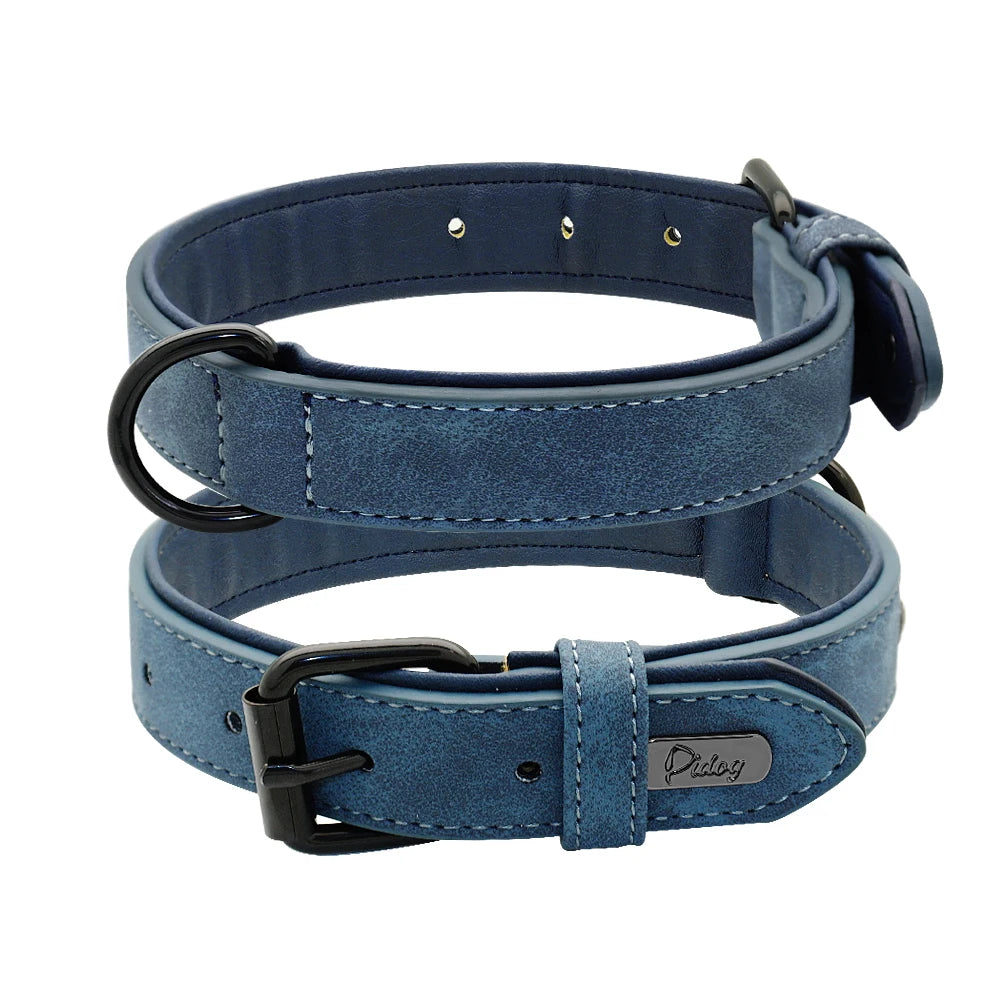 Weiche Hundehalsbänder – verstellbares, mit Leder gepolstertes Hundehalsband