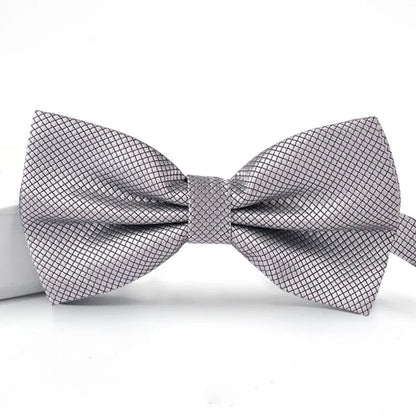 Men's Lightweight Solid Color Butterfly Bow Tie