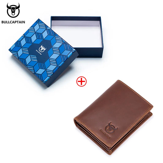 Men's Vintage Cow Leather Handmade Rfid Wallet