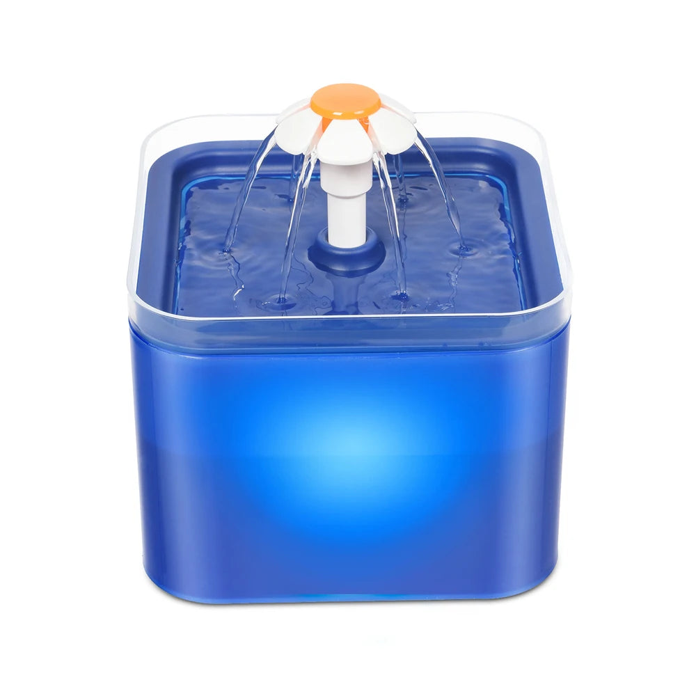 Pet Water Bowl - Transparent Large Capacity 2L Pet Water Dispenser