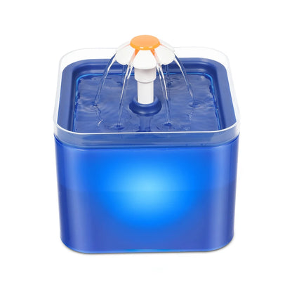 Pet Water Bowl - Transparent Large Capacity 2L Pet Water Dispenser