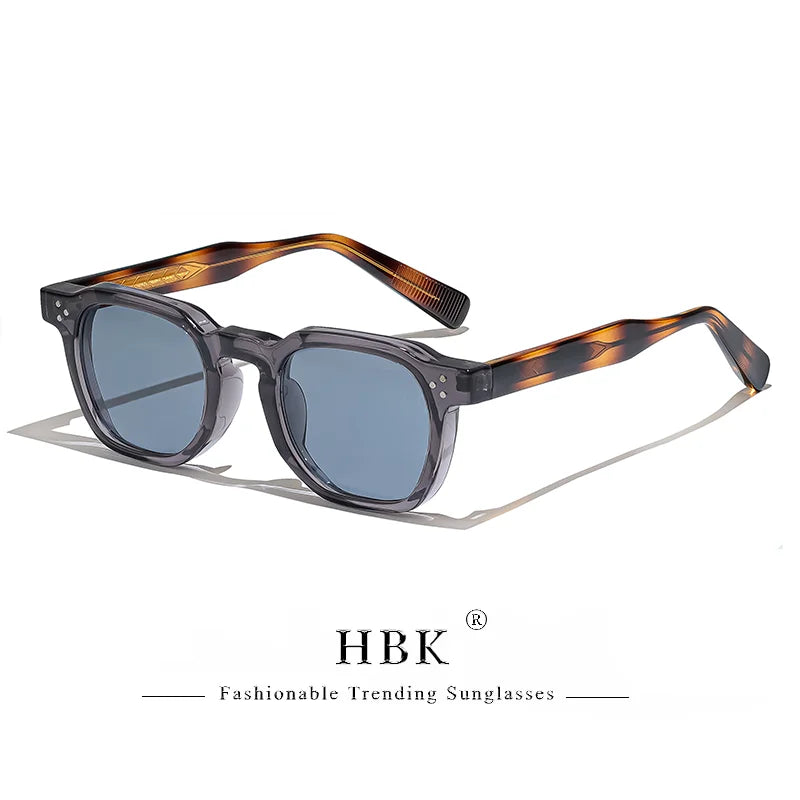Unisex Retro Square Punk Sunglasses