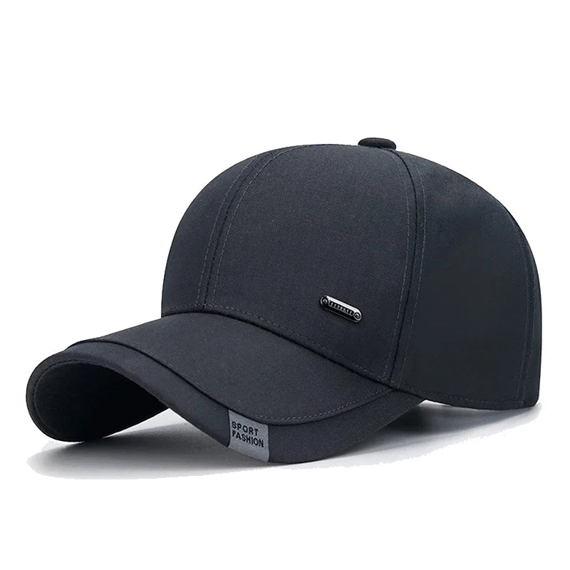 Men’s Cotton Trucker Baseball Cap – Breathable Adjustable Snapback Hat